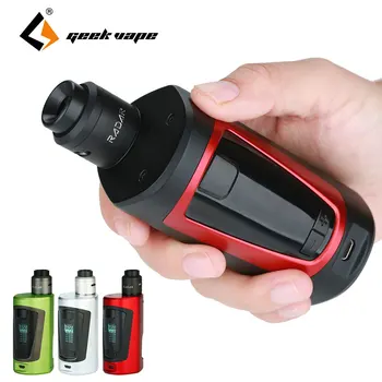 

Original GeekVape GBOX Squonker 200W TC Kit with Radar RDA 8ml Squonk Bottle AS Chipset No Battery Box Mod Vape Mod E Cigarette