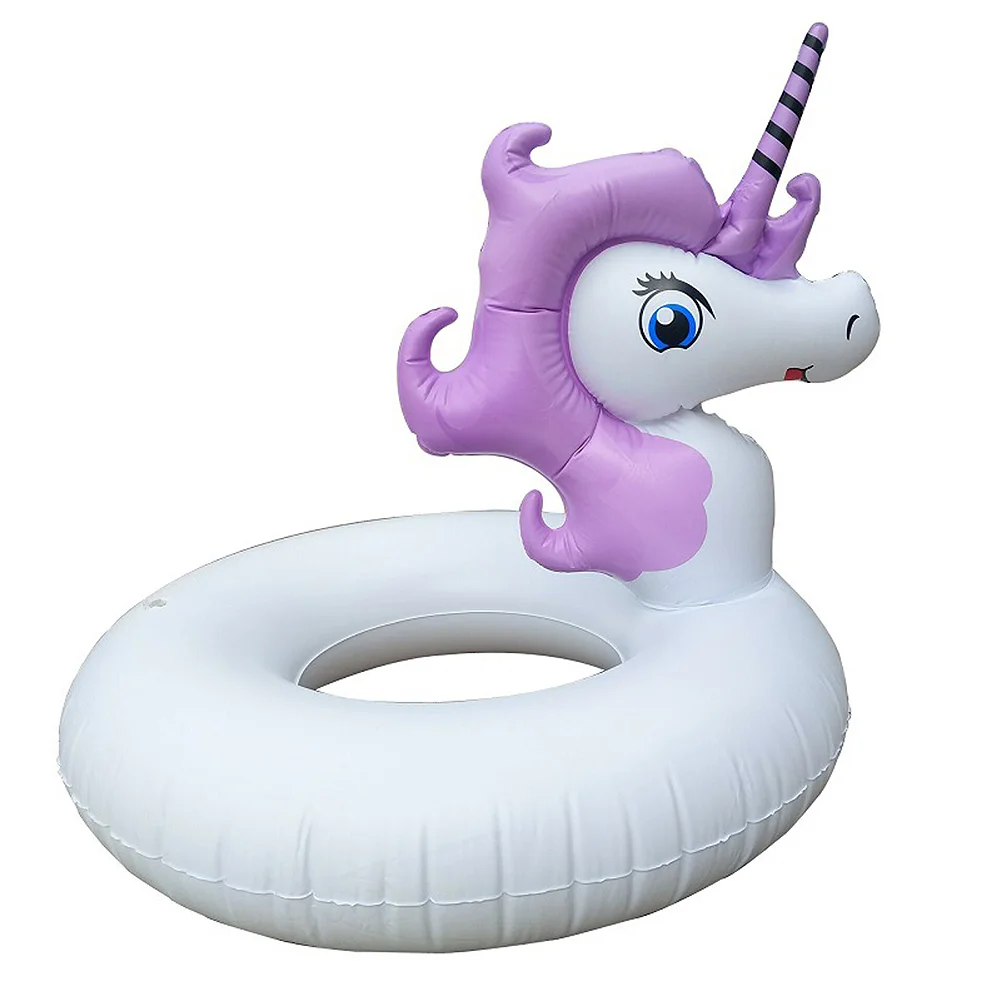 Дети фиолетовый плавать кольцо надувной дракон лошадь бассейн летнее сиденье поплавок бассейн мультфильм игрушки для бассейна вечерние плавать ming круг для детей