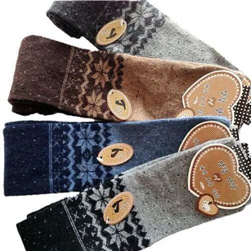 Women-Snowflake-Thigh-High-Leg-Warmers-Socks-Winter-Over-Knee-Boot-Cuff-Stocking