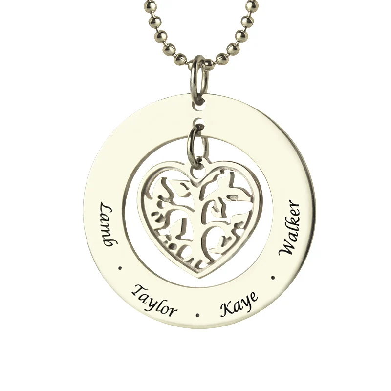 AILIN Jewelry Custom Name Necklace Personalized Baby Feet Shoes Birthstone Engraved Name Necklace Mothers Day Jewelry
