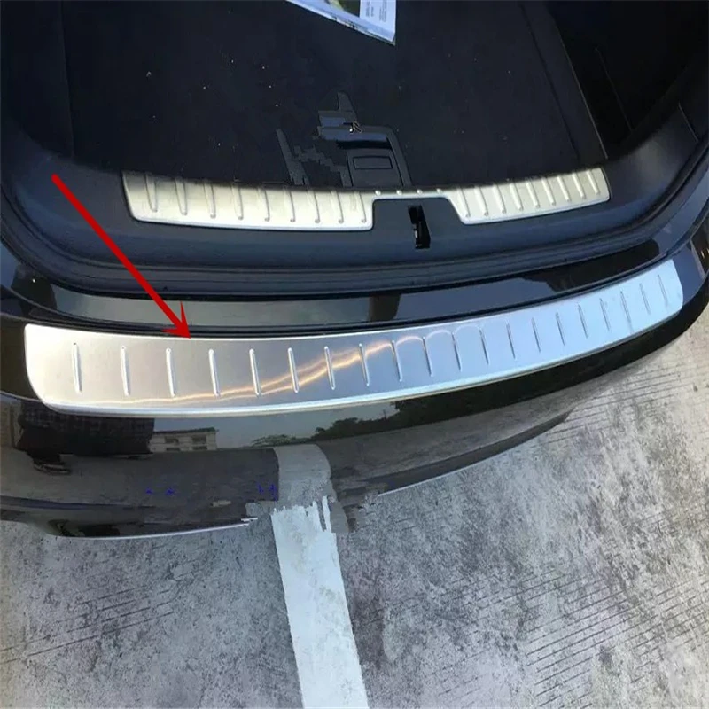 WELKINRY car auto cover For BMW X6 2015 2016 2017 stainless steel tail