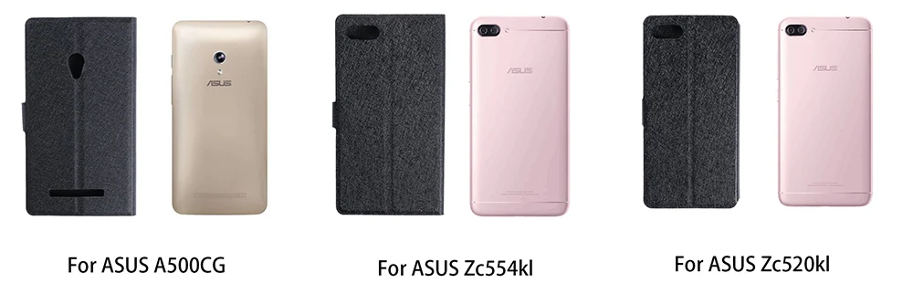 Чехол-книжка s для Asus Zenfone 5 A500CG ZC554KL, кожаный чехол из искусственной кожи, чехол s для ASUS Zenfone 4 Max ZC520KL, чехол для телефона, fundas