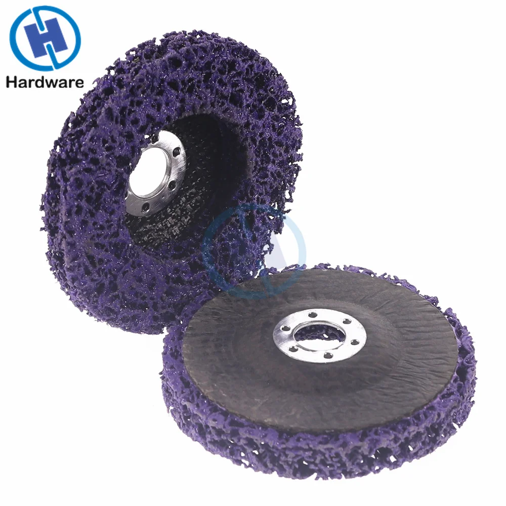 Hot Sale 2pcs 125mm Poly Strip Disc Abrasive Wheel Paint Rust