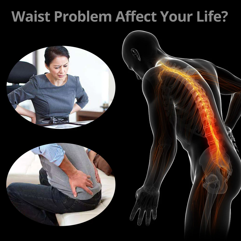 Back Massage Magic Stretcher Waist Acupuncture Body Lumbar Support Spine Massager Relaxation Spine Pain Chiropractic Health care