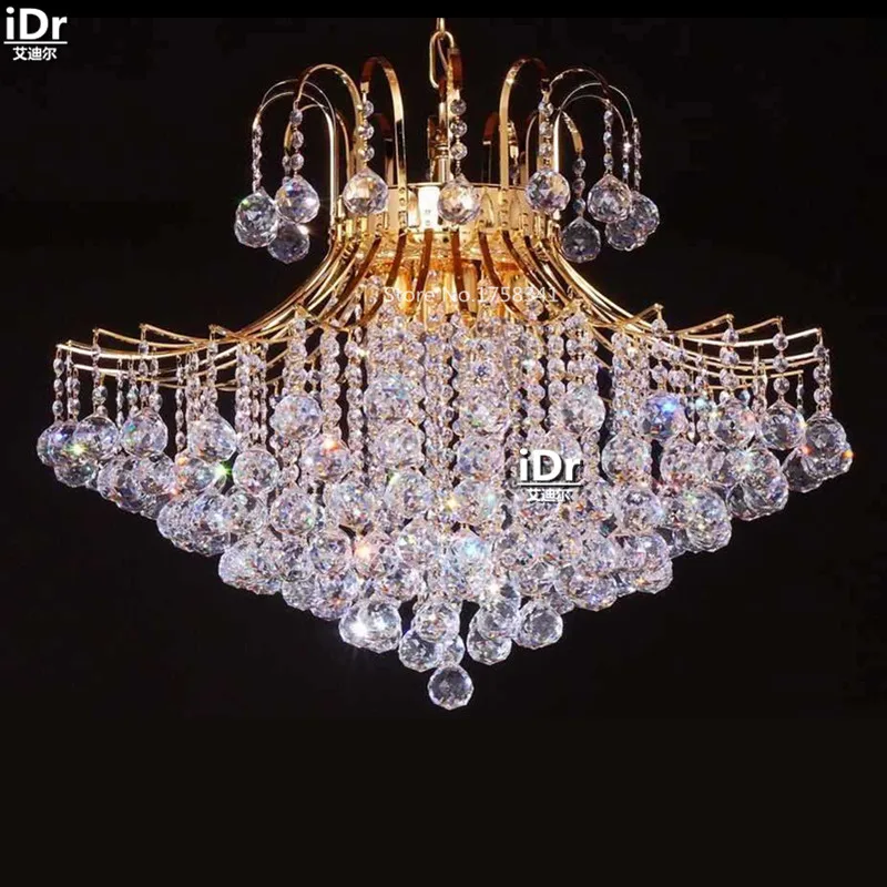 Chandeliers Luxury crystal lamp bedroom lamp elegant lamp small empire jig D70cm xH55cmin
