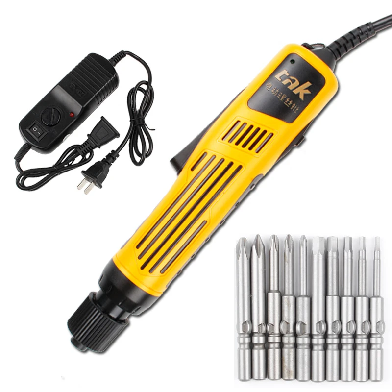 

Hand-held precision multi-function electric screwdriver set torque adjustable electric screwdriver reversible drill Bits DC6235