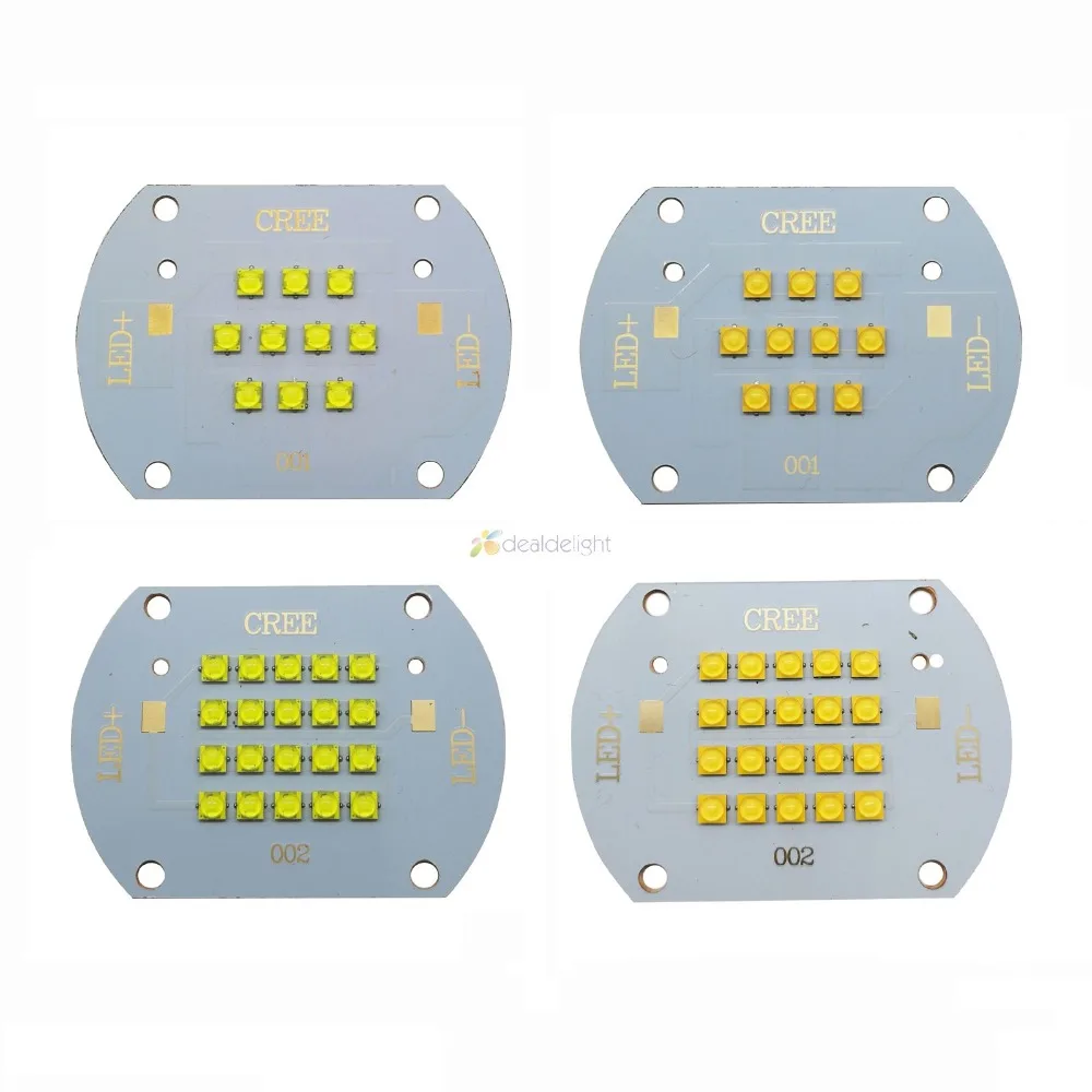 Светодиодная лампа повышенной мощности Cree XLamp XTE 50 Вт 100 лампочка 10D 20D цвет