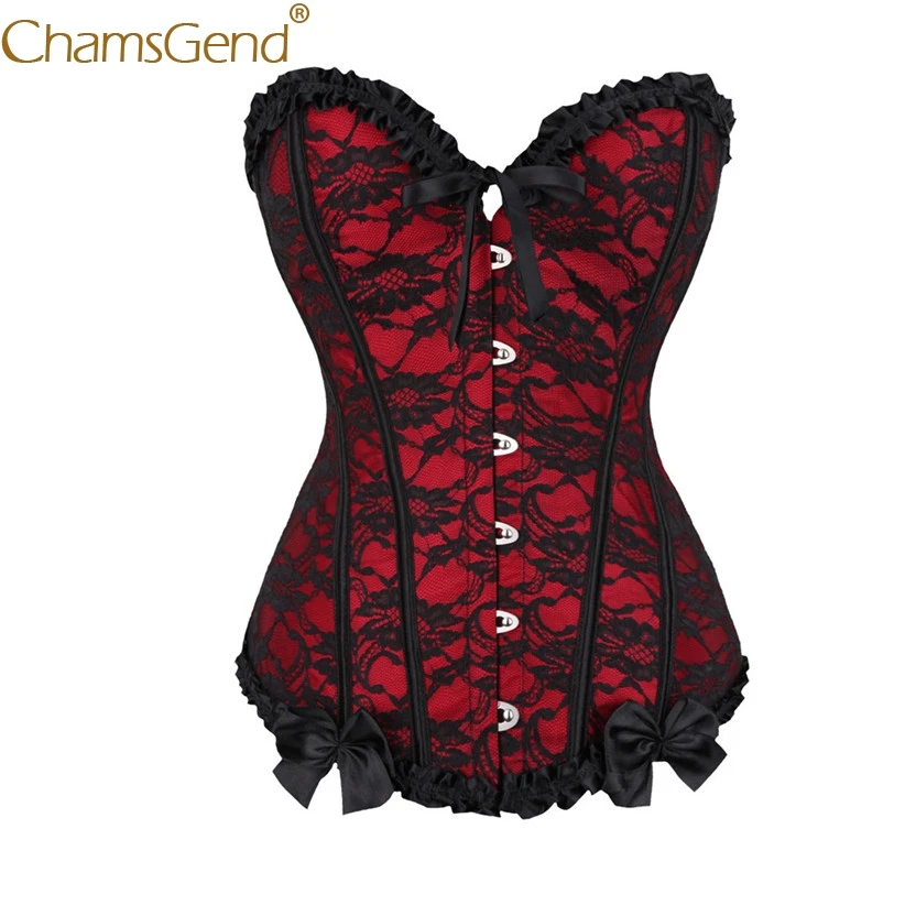 

Lady Sexy Lace Strapless Waist Trainer Body Shaper Vintage Palace Style Shapewear Slimming Body Tummy Control 90117