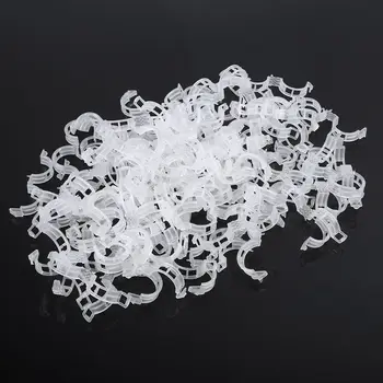 

100pcs Reusable Plant Support Clips Backyard Garden Greenhouse Grafting Tomato Fruit Food Gardening Clipping Tools