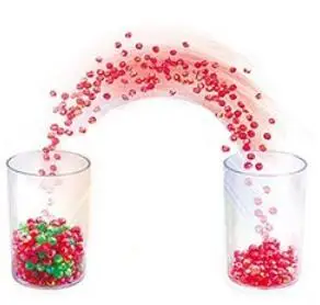 

Color Bead Separation Magic Tricks Magician Close Up Illusion Magic Cup Gimmick Props Comedy Separate Two Color Beads Magie