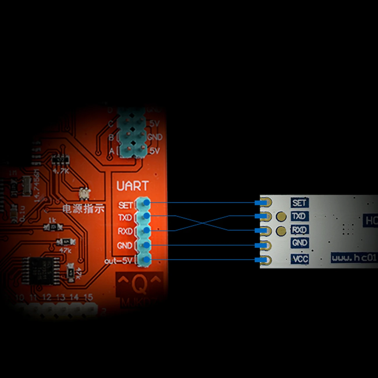 433 МГц HC-12 SI4463 беспроводной модуль последовательного порта 1000 м Замена Bluetooth HC12