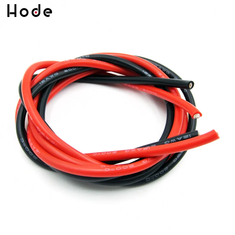 14 AWG калибровочный провод гибкие силиконовые многожильные медные кабели для RC
