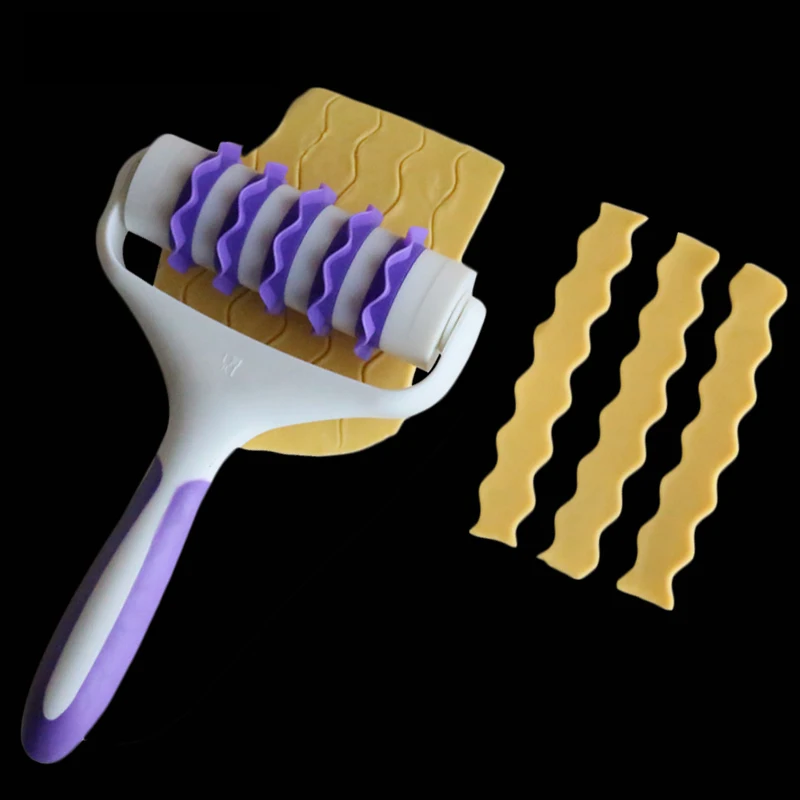 Buy Plastic Fondant Strip Ribbon Cutter Embosser