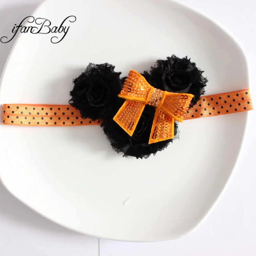 shabby flower headband 2