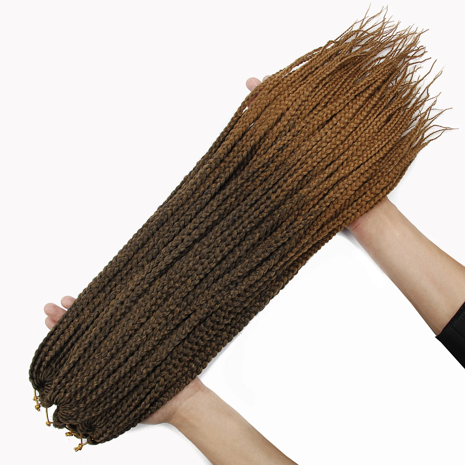 YXCHERISHAIR 22 дюймов Длинные Синтетические Омбре крючком коробка коса черный блонд коричневый коробка плетение волос для наращивания