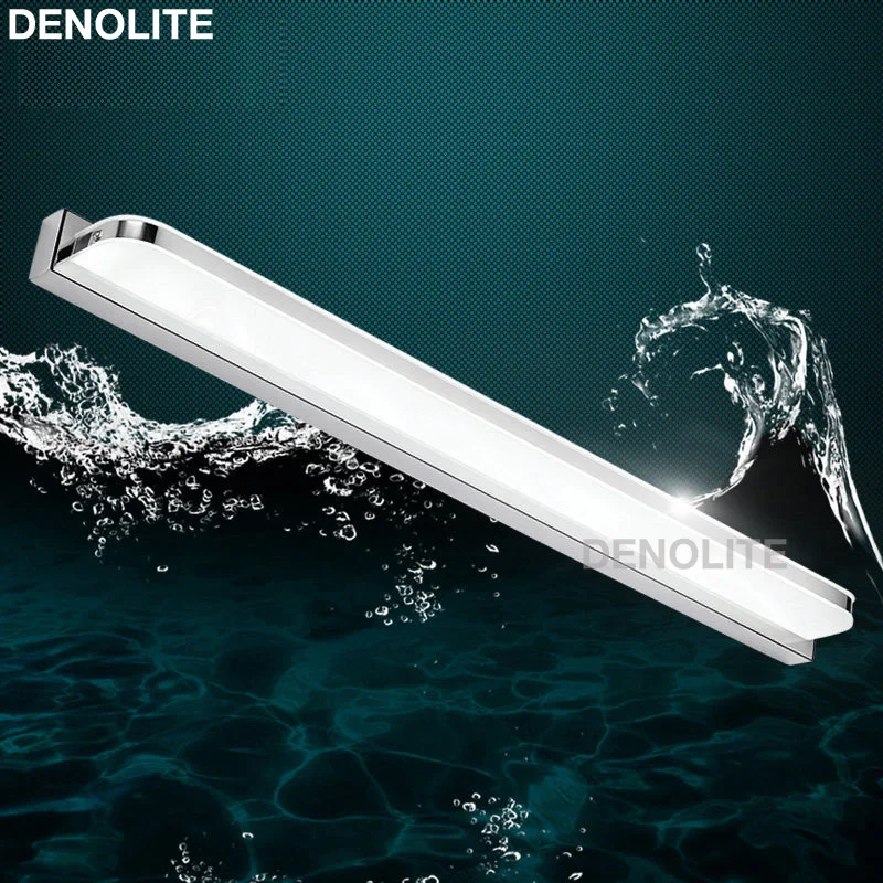 9W 12W Led mirror front light waterproof anti fog bathroom mirror light modern simple energy