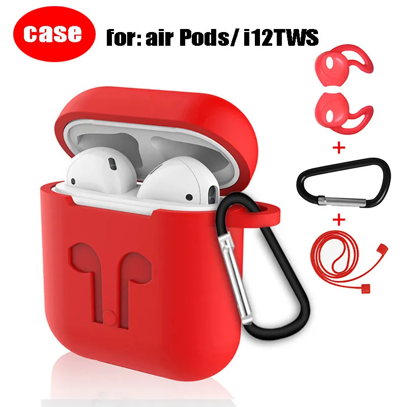 

TPU Silicone Bluetooth Wireless Earphone Case earphone Protective Cover Skin Accessories earphone Charging Box