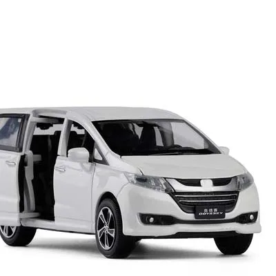 Новинка 1:32 Honda Odyssey литая под давлением металлическая модель автомобиля с музыкальным мигающим оттягиванием 6 открывающихся дверей детские игрушки подарки - Цвет: B