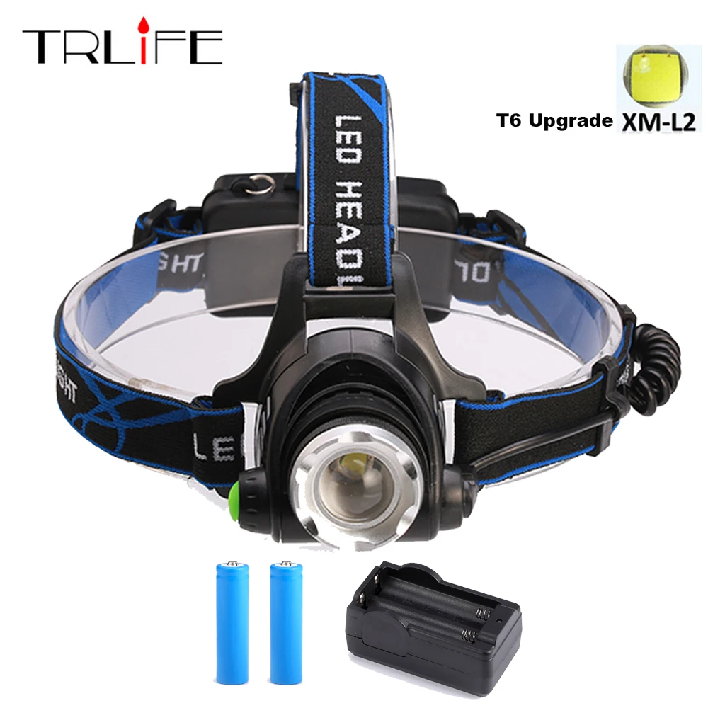 

10000 Lumens -L2/T6/Q5 LED Headlamp Headlight Head Lamp Light With Charger &Battery for Camping Fishing Outdoors Lighting