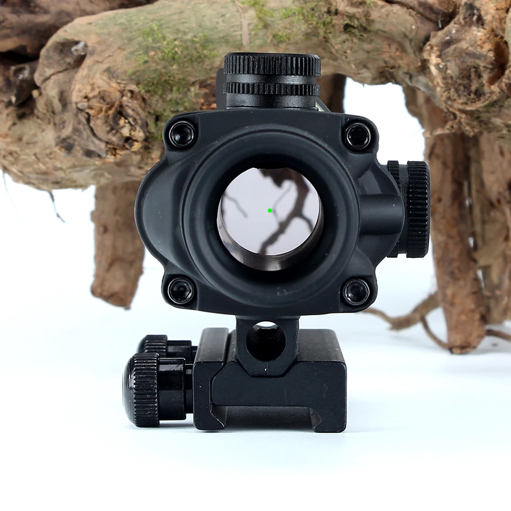 ohhunt Охота Прицел ACOG 1x32 Тактический Зелёное Оптическое Волокно Зрение с Пикатинни для M16 Винтовок Пневматического Ружье