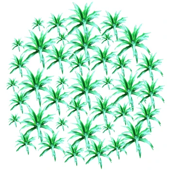 

40pcs 2-3.5cm(0.79-1.39inch)HO 1:85 Scale Large Size Plastic Sword Grass for DIY Architecture Train Diorama Architecture