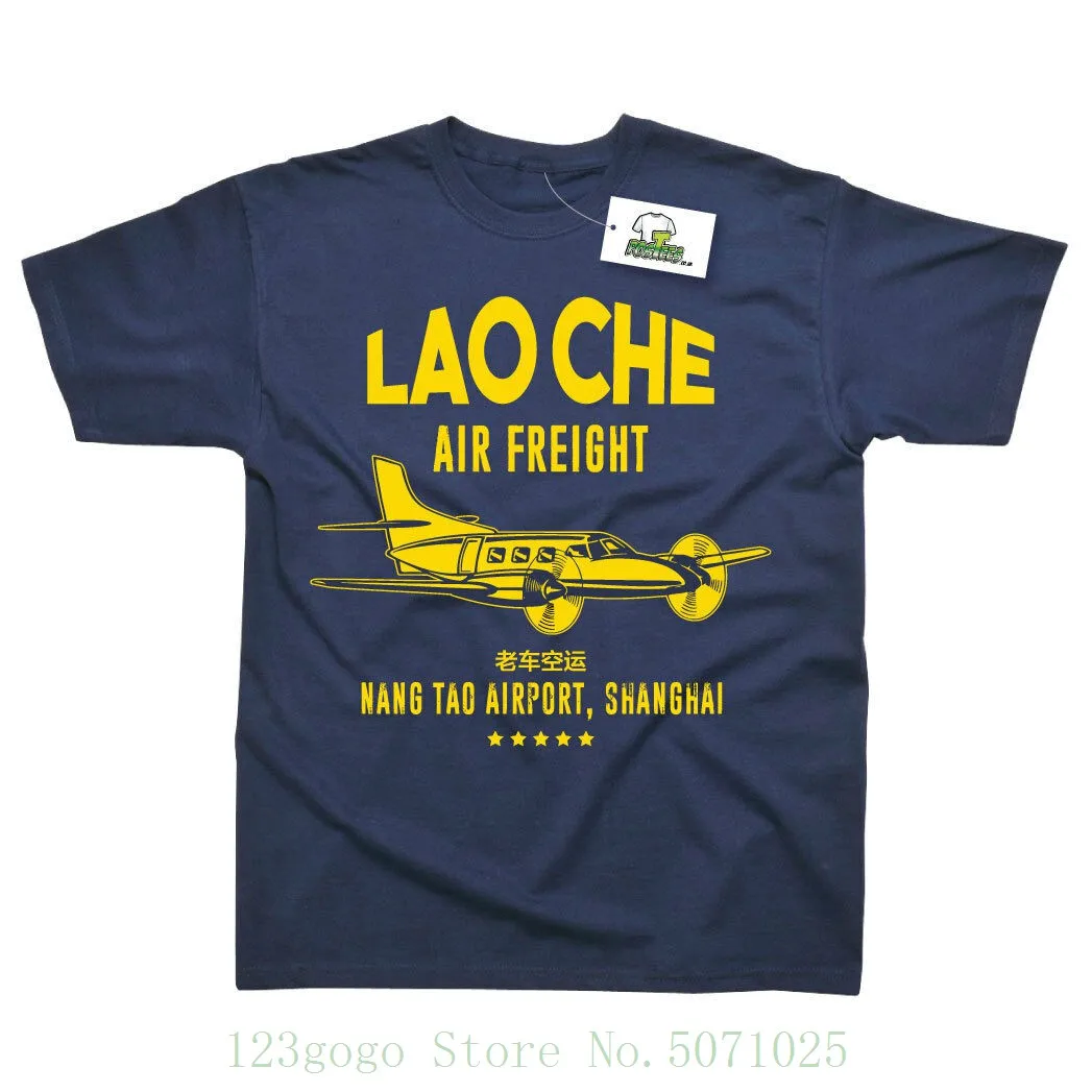 

Lao Che Air Freight Inspired By Indiana Jones Printed T Shirt Fashion Unique Classic Cotton Men