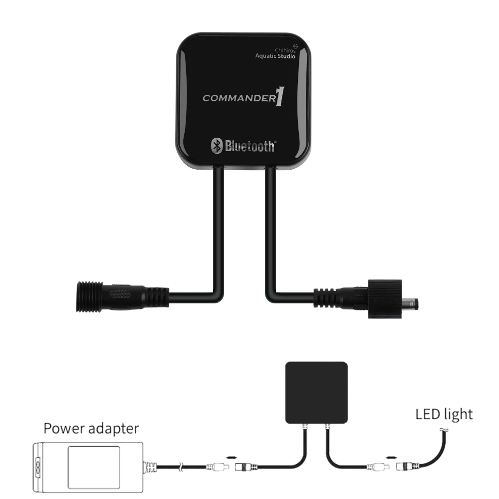 Bluetooth LED Light Dimmer Aquarium Light Modulator Lighting Controller