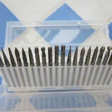 Ювелирные изделия 20 шт 3 мм оправка стержня головка Вольфрам карбидные ротационные свёрла заусенцы дрель шлифовальный станок резьба маршрутизатор Набор бит