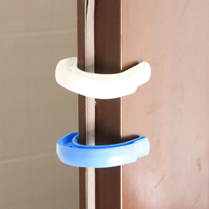 Baby Safety Locks Children Protection Plastic C Shape Security Cabinet Locks Kids Finger Safe Lock YJS Dropship