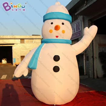 

customized 3.5m high inflatable xmas snowman / 11.5 feet large snowman decorations / sam the snowman inflatable -inflatable toy