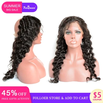

BeQueen Hair 360 Lace Frontal Peruvian Natural Wave Frontal With Baby Hair 100% Raw Virgin Human Hair Lace Frontal