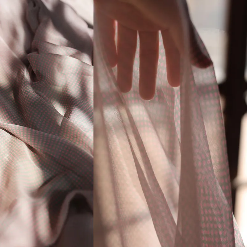 

100% silk georgette crepe light and transparent chiffon fabrics