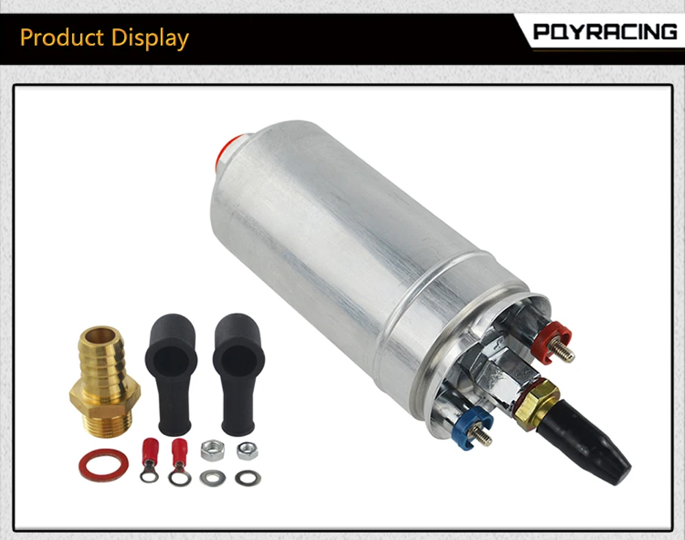 PQY-высокое качество внешний топливный насос 044 OEM: 0580 254 044 Poulor 300lph поставляется с PQY пакет PQY-FPB044