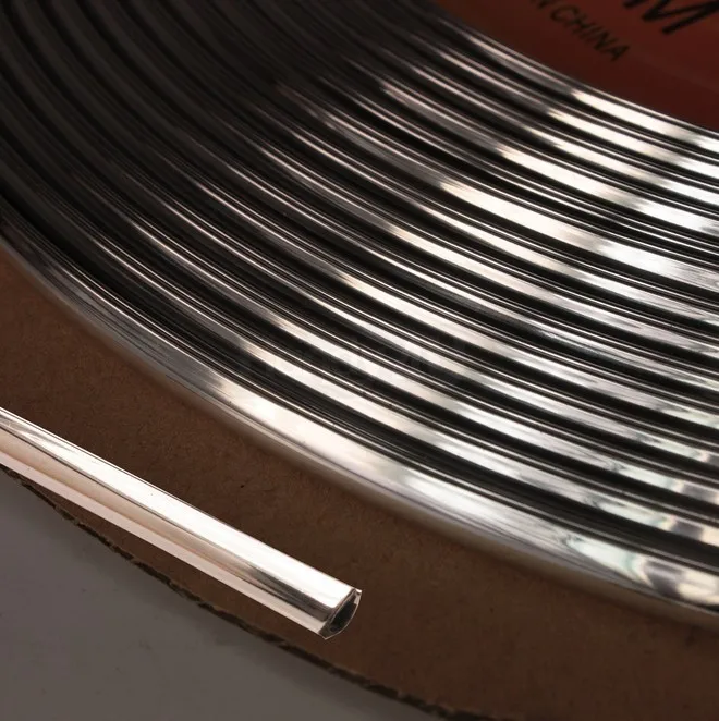 20 FEET Chrome Silver Door Edge Guard Protection Trim Molding Stripe