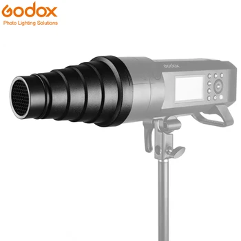 

Godox SN-04 Snoot with Honeycomb Grid Aluminum Alloy Controlling Lighting Sources for Godox AD400Pro Outdoor Flash Strobe Light