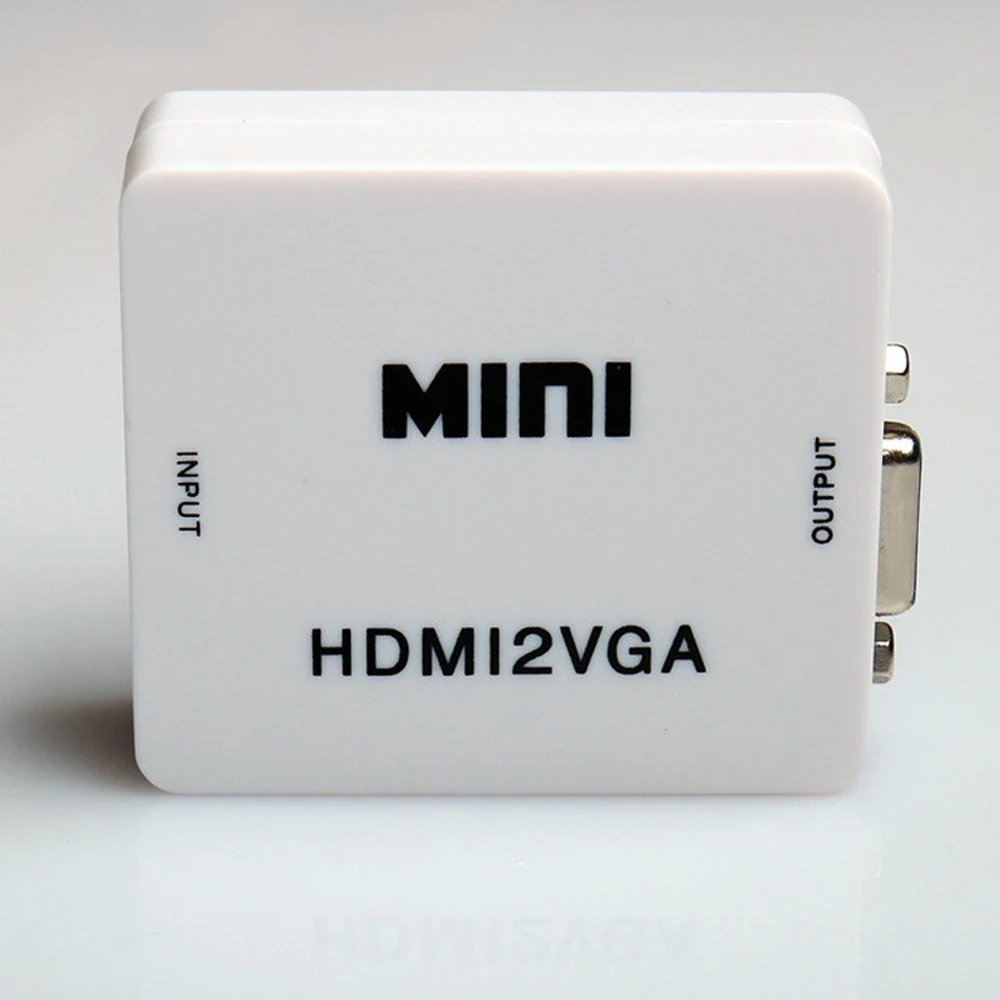 3 Chips 1080P HDMI TO VGA Adapter HDMI2VGA Converter for PC Laptop to HDTV Projector | Электроника