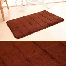 50x80 см Memory Foam мягкие Ванная комната коврик, напольный ковер дверные коврики супер удобная обувь; бархат кораллового цвета; Ванная комната Ковер