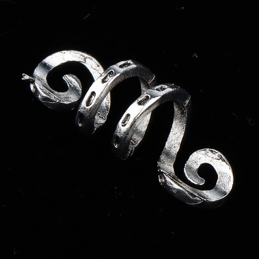 30pcs Hair Beads Rings-Dreadlock Hair Accessories Norse Spiral Hair Coils Spring Beads for Braid Beards Hair Jewelry DIY.