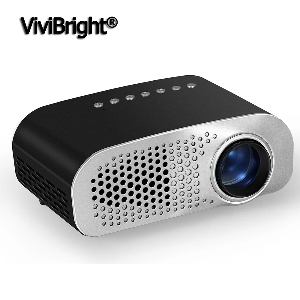 ViviBright мини проектор LED Full HD 1080P видео 480*320 домашний кинотеатр LCD телевизор Смарт 3D