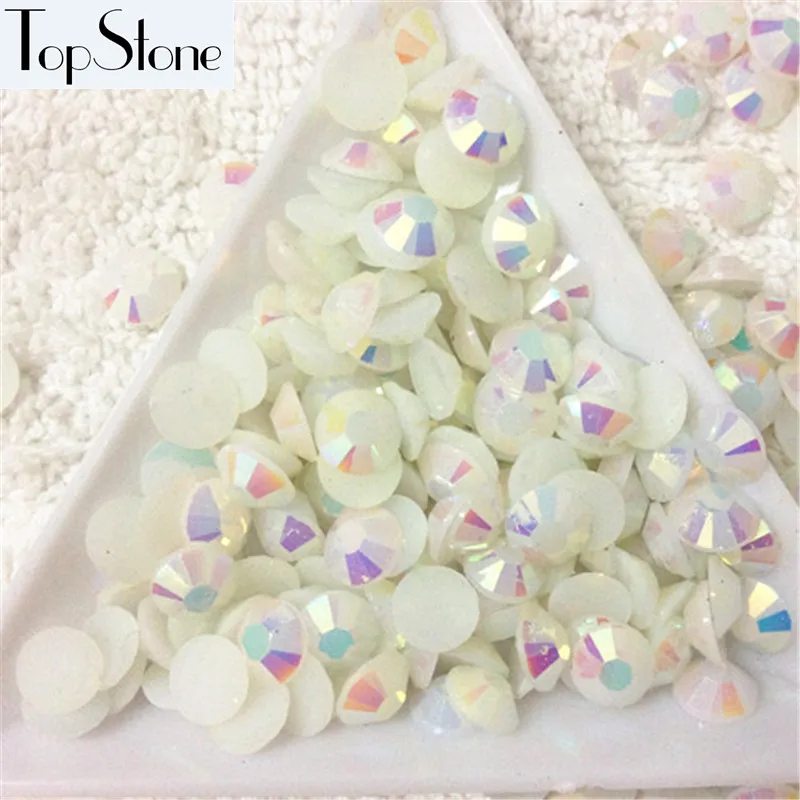 TopStone JELLY AB цвета смолы эпоксидные плоские каменные бусины 14 граней машина для