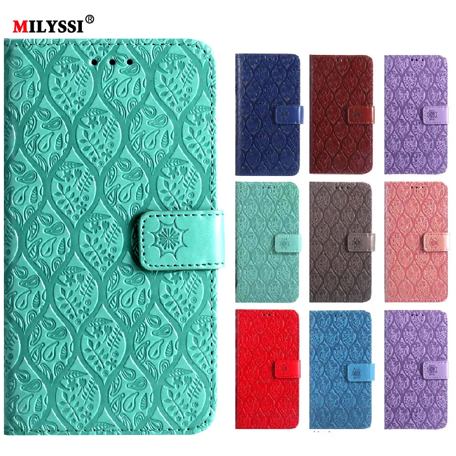 

MILYSSI 3D Embossing PU Leather Case for Samsung galaxy J3 J7 2018 Cover for Samsung galaxy J3 J7 2018 Case with Card holder