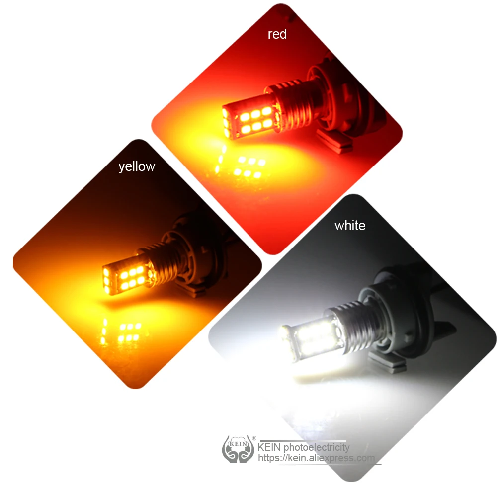 KEIN 2 шт. 15SMD 6000k P21w 1156 ba15s задний фонарь заднего хода 1157 bay15d P21/5W светодиодный