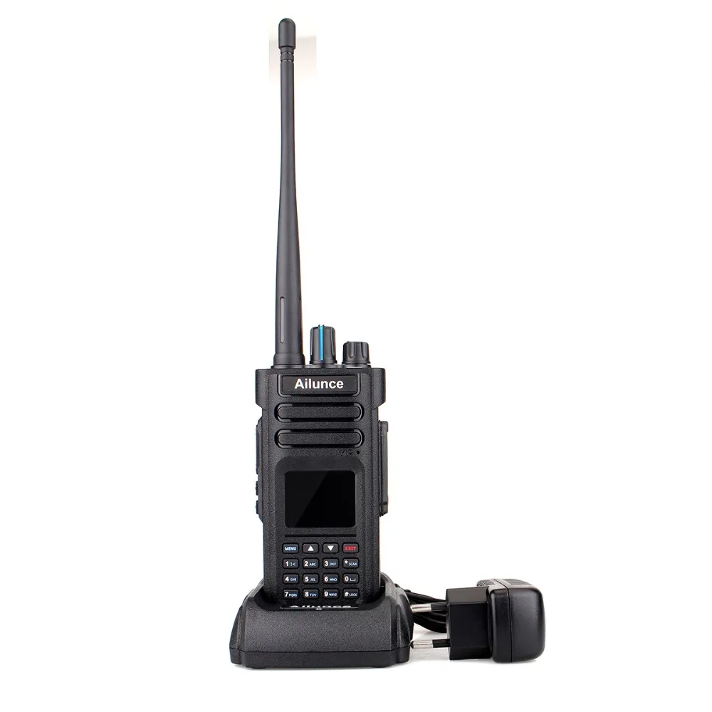 2 шт. Retevis Ailunce HD1 DMR радио GPS Цифровой Walkie Talkie 10 Вт УКВ Dual Band Любительское радио Амадор КВ трансивер Рации