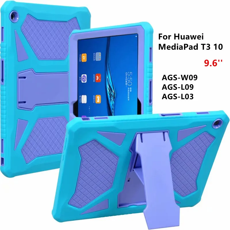 Прочный чехол для Huawei MediaPad T3 10 9 6 дюйма AGS W09/L09/L03 ударопрочный из ТПУ + планшета Honor