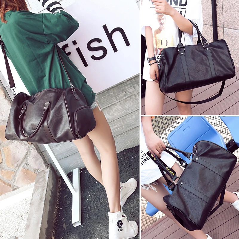 Top PU Leather Hot Sports Gym Bags Outdoor Fitness Training Yoga Luggage Shoulder Crossbady Bag For Men Women Travel Handbag Top PU Leather Hot Sports Gym Bags Outdoor Fitness Training Yoga Luggage Shoulder Crossbady Bag For Men Women Travel Handbag