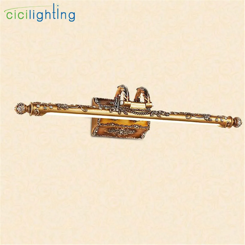  110V 220V 9W 68cm European resin LED Vanity lights mirror lights retro bathroom Kitchen cabinet wat - 32582420985