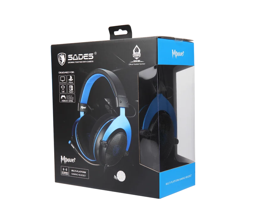 SADES Gaming Heaset Mpower 3,5 мм для ПК/ноутбука/PS4/Xbox One( версия)/Mobile/VR/nintendo Switch