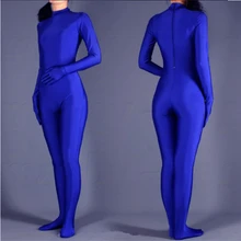 SWH004) синий спандекс Zentai полное тело обтягивающий комбинезон Zentai костюм боди костюм для женщин/мужчин трико лайкра Одежда для танцев