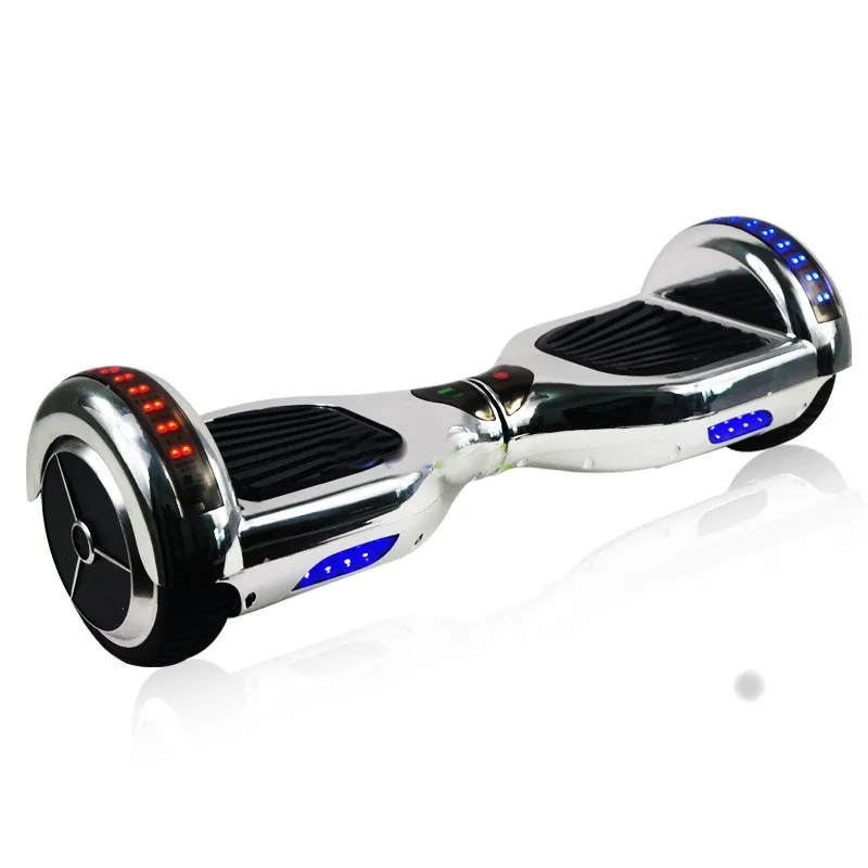 No Tax Chrome Hoverboard 6.5 Inch Self Balance Scooter Bluetooth Electric Scooters LED Light 2 Wheels Skateboard with Carry Bag (10)