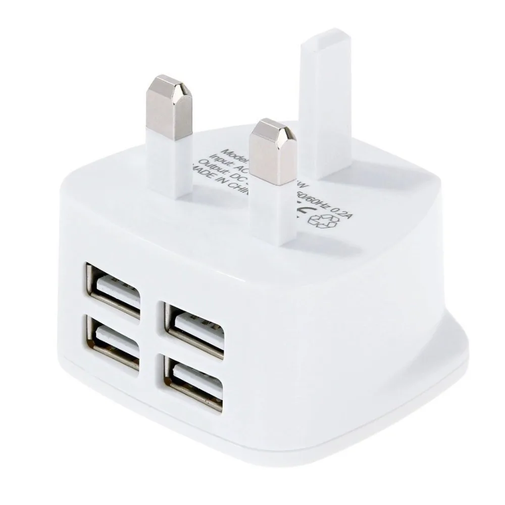 Сетевой адаптер с 1 USB портом и 2 портами 5V2 1A|Электрические вилки| |
